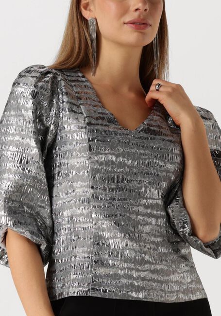 Graue MINUS Blusen MSMELBI V-NECK BLOUSE - large
