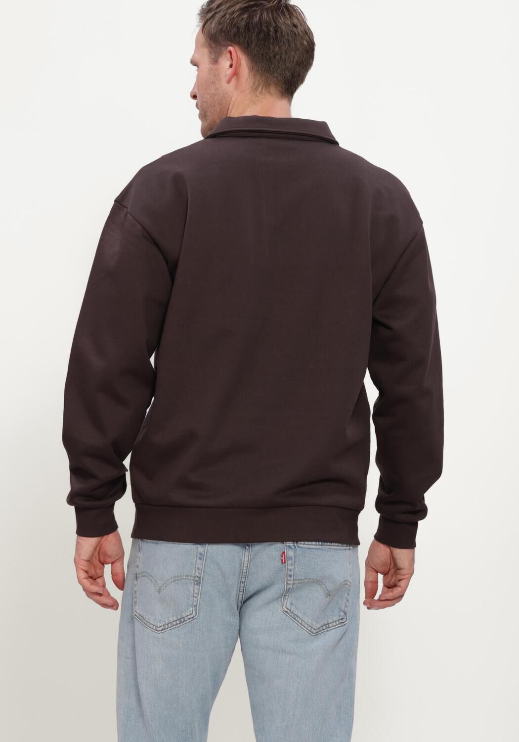 Braune MACED Sweatshirt M-ARCHIE - large