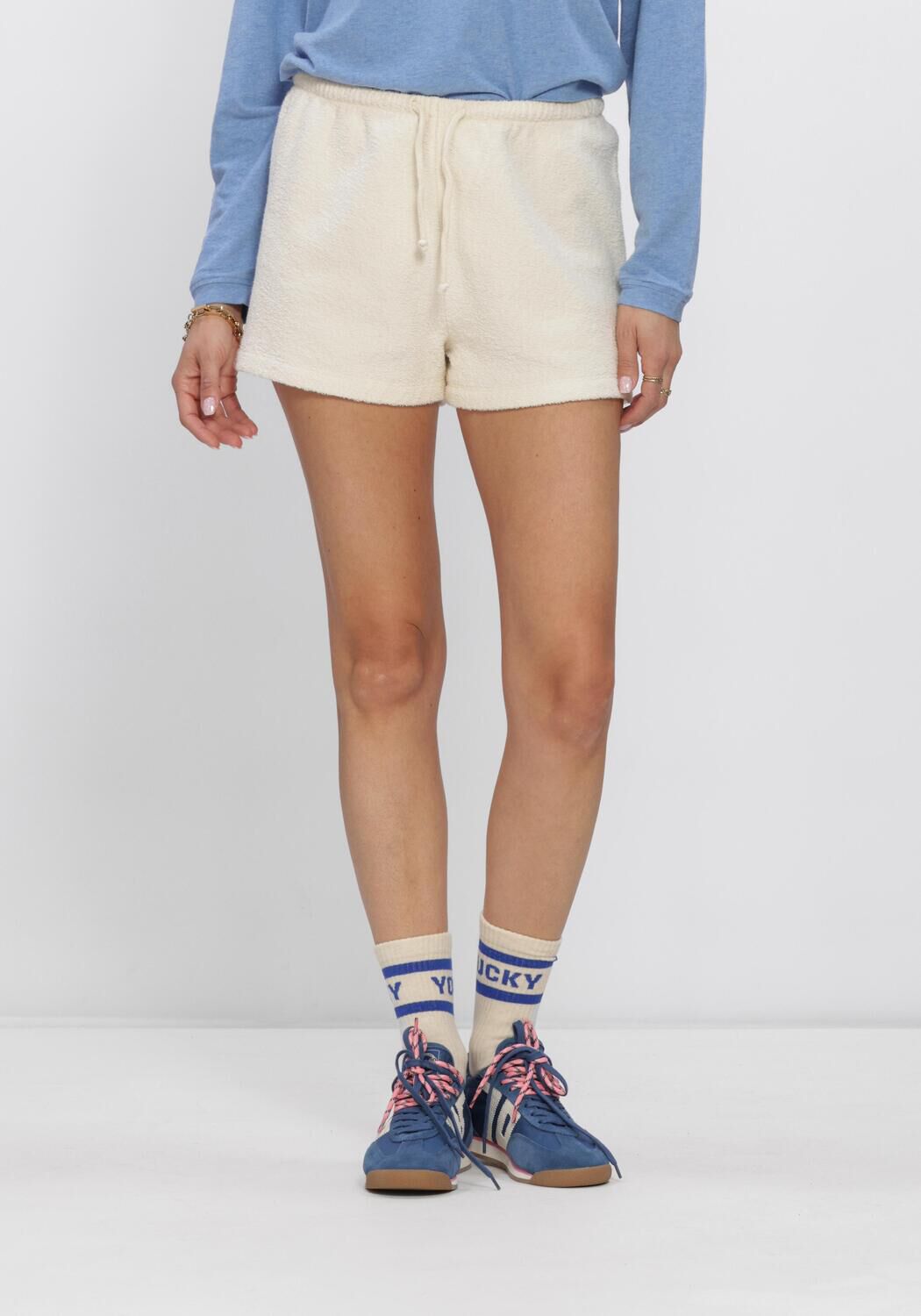 Ecru AMERICAN VINTAGE Kurze Hose BOBYPARK - large