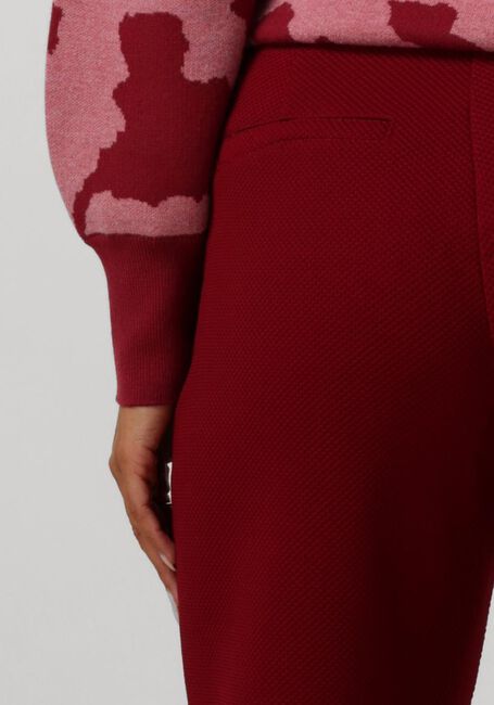 Rote POM AMSTERDAM Hose WIDE LEG BURGUNDY RED - large