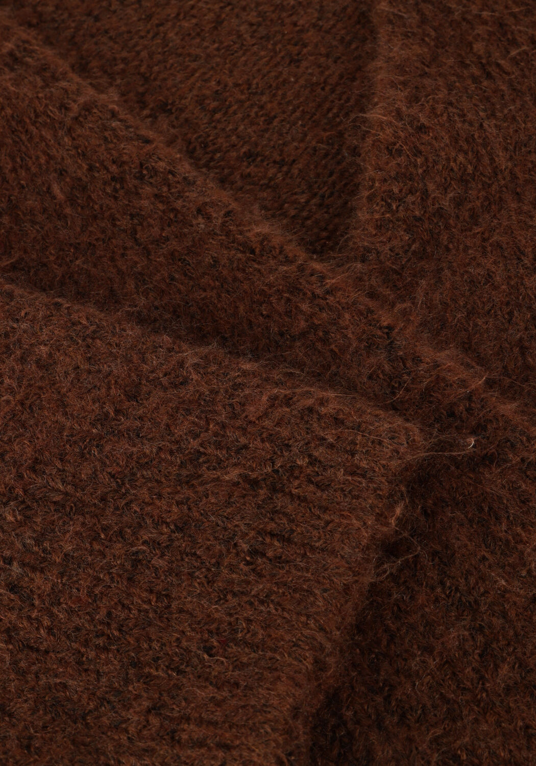 Braune EDITED Strickjacke LILOU WOOL CARDIGAN - large