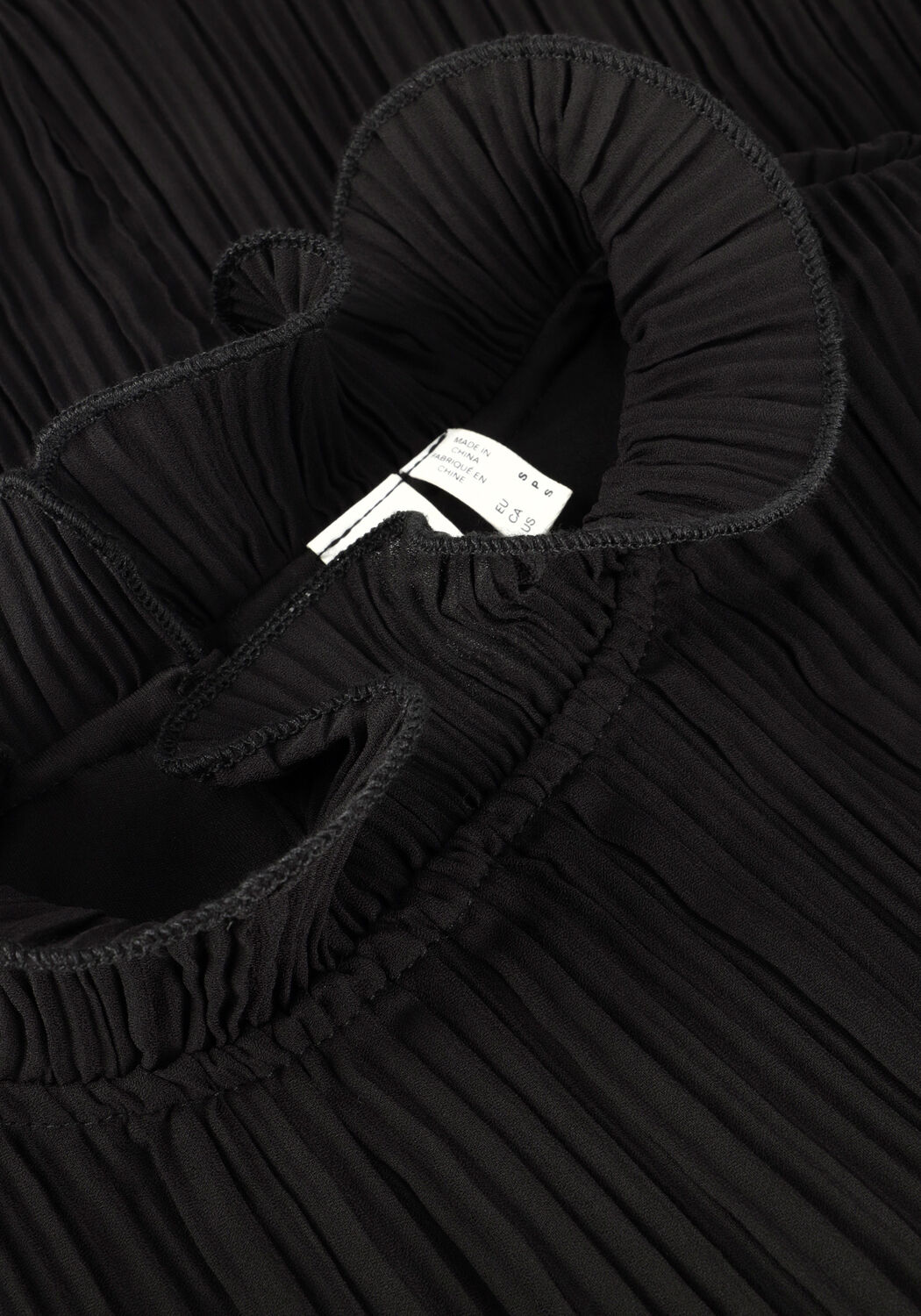 Schwarze Y.A.S. Top YASPHILINA LS HIGH NECK TOP - large