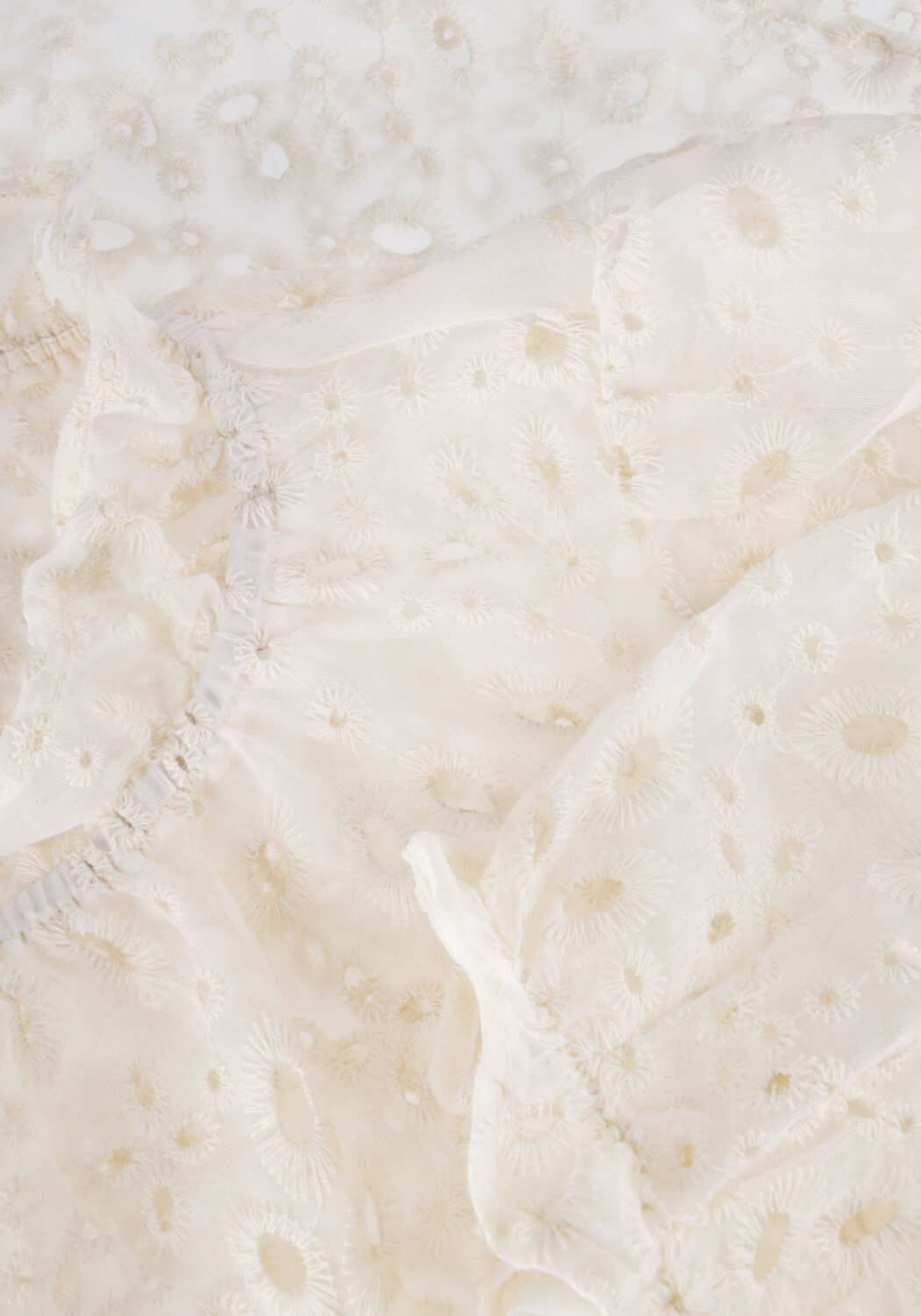 Nicht-gerade weiss NEO NOIR Blusen NADIRA EMBROIDERY BLOUSE - large