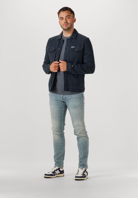 Dunkelblau CAST IRON Jeansjacke TERRY TRUCKER - large