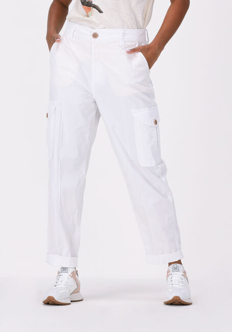 Weiße MOS MOSH Cargohosen MADLEANE PAPER CARGO PANT - large
