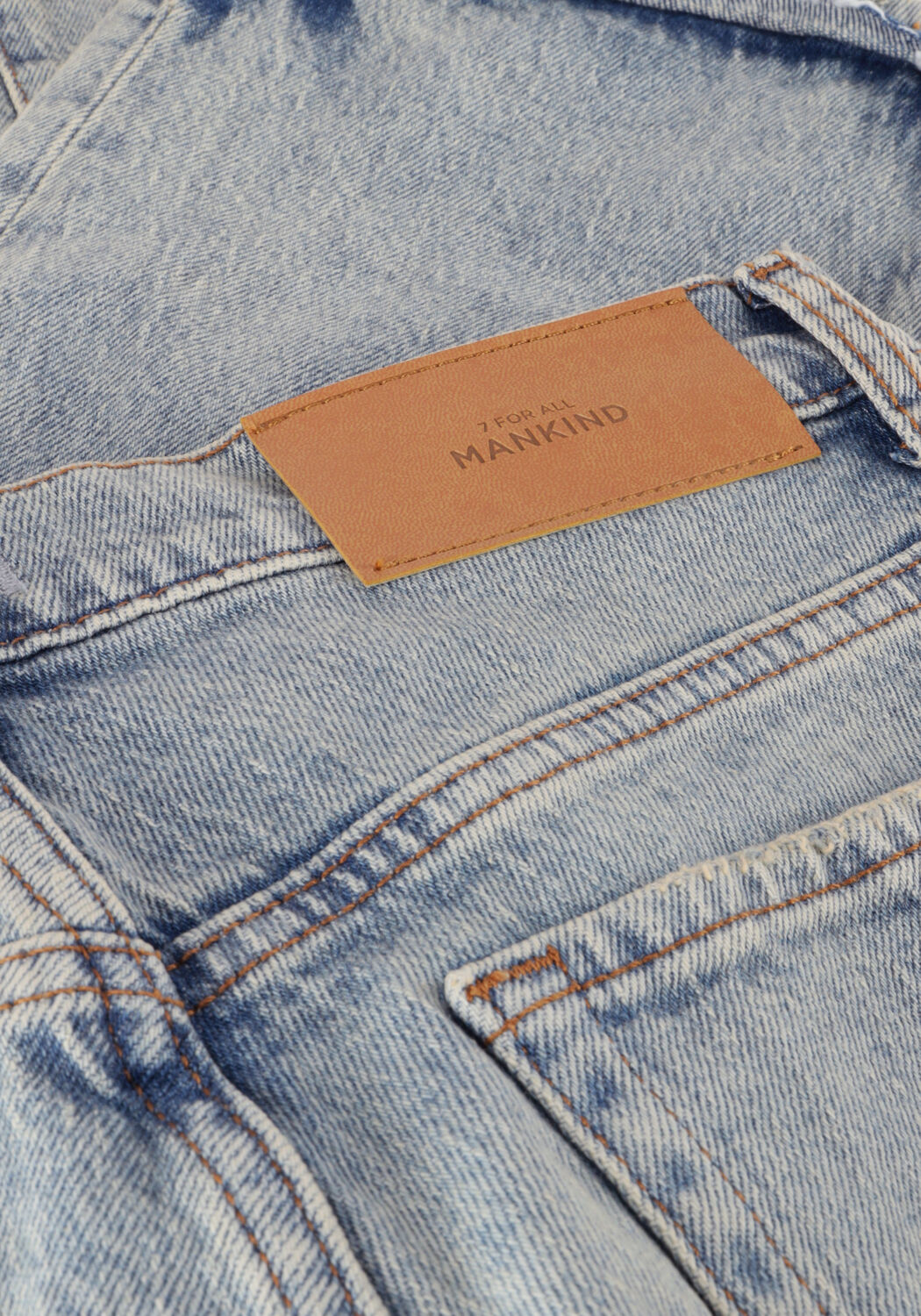 Hellblau 7 FOR ALL MANKIND Bootcut jeans LOGAN STOVEPIPE FROST WITH FOLD UP HEM - large