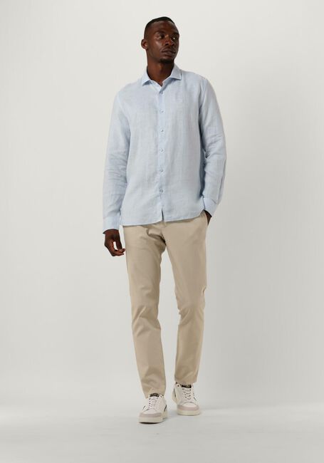 Blaue DSTREZZED Casual-Oberhemd JAGGER SHIRT LINEN - large