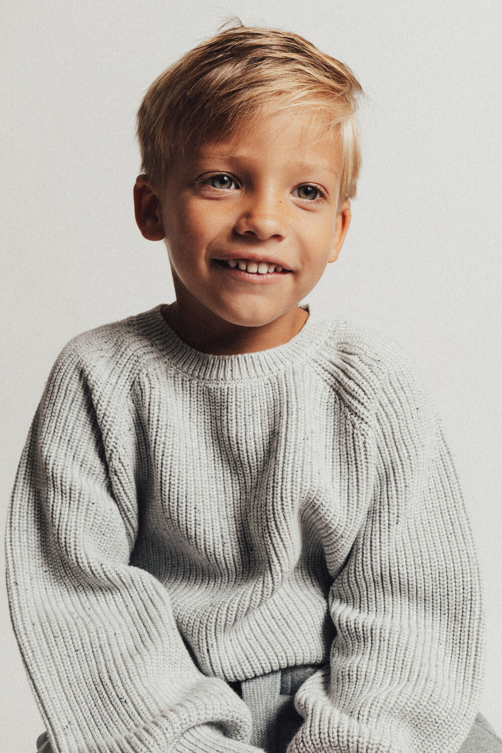 Hellgrau BAJE STUDIO Pullover HARROW - large