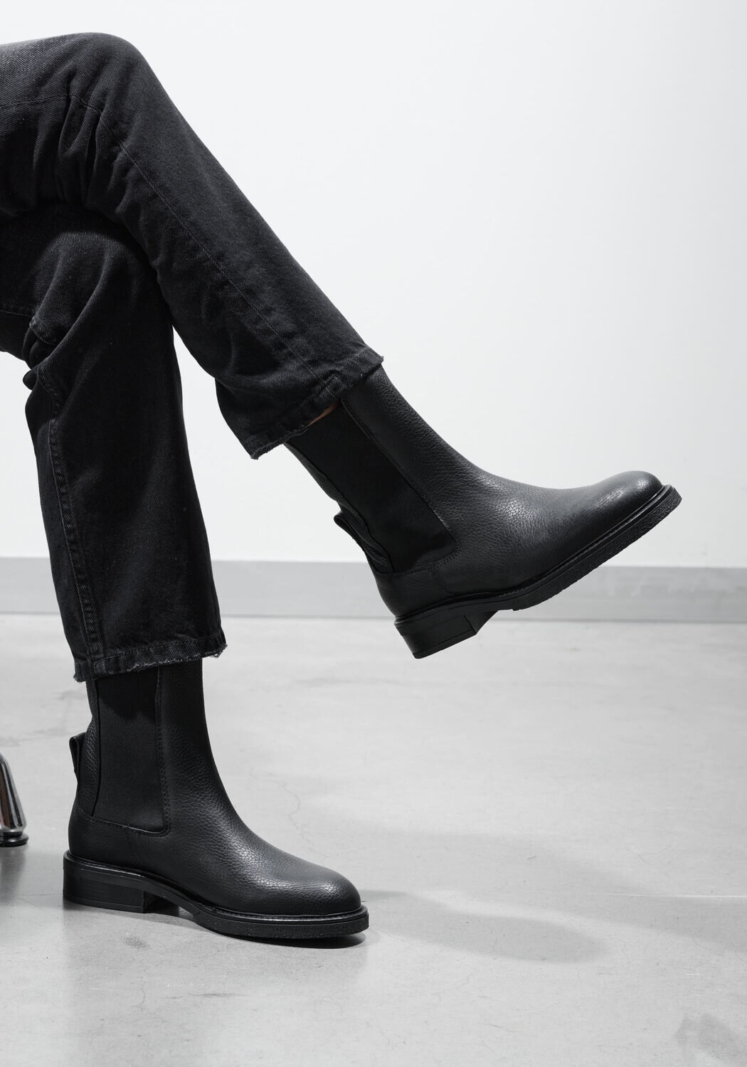 Schwarze LINA LOCCHI Chelsea Boots 09-225 - medium