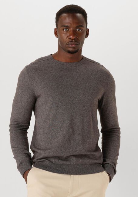 Graue SELECTED HOMME Pullover SLHBERG CREW NECK NOOS - large