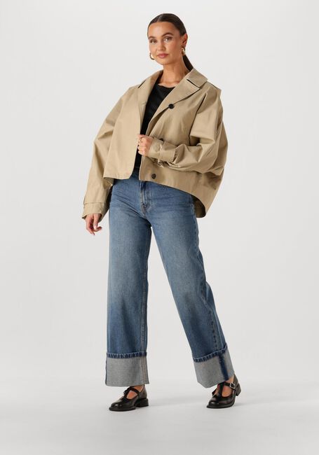 Beige WITHBLACK Jack WBLALAIA HOODED JACKET - large