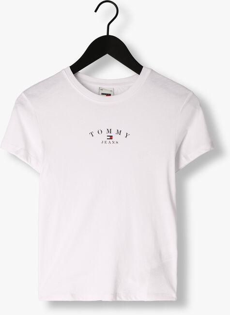 Weiße TOMMY JEANS T-shirt TJW SLIM ESSENTIAL LOGO - large