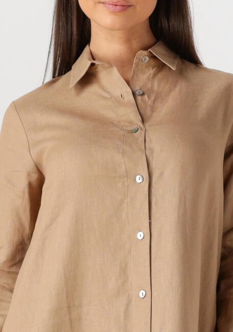 Beige RESORT FINEST Maxikleid SHIRT DRESS - large