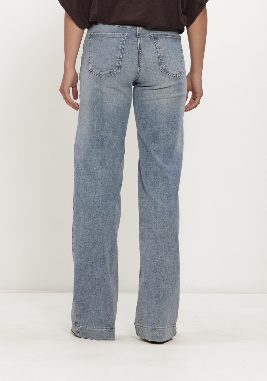 Hellblau MAC Straight leg jeans 0358L AUTHENTIC MEGA FLEX - large