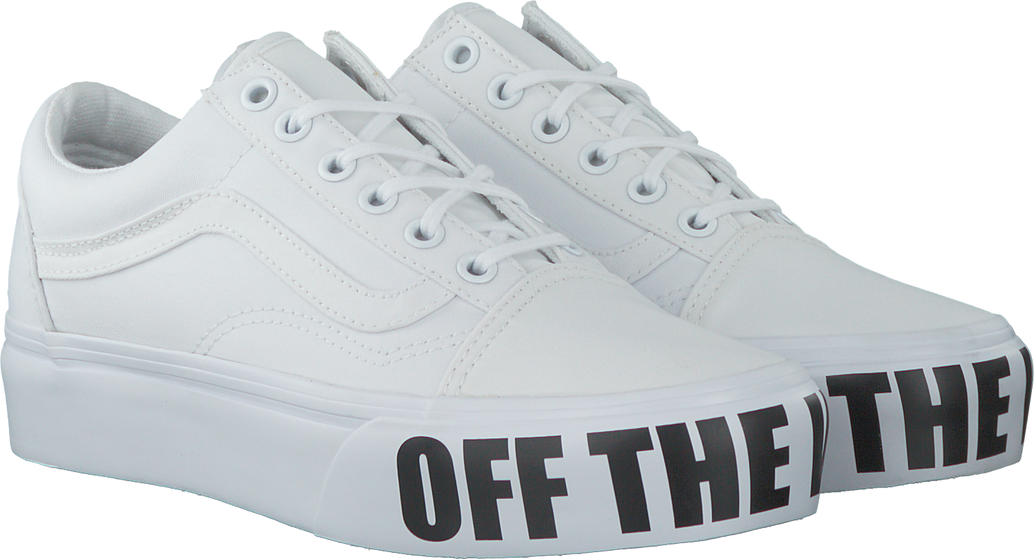 Weiße VANS Sneaker OLD SKOOL PLATFORM - Omoda Weiße VANS Sneaker OLD SKOOL PLATFORM - Omoda