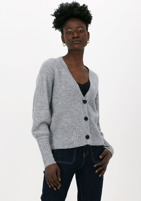 Hellgrau LEVETE ROOM Strickjacke REBECCA 1 CARDIGAN - large
