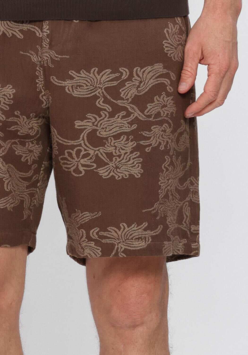 Beige ANERKJENDT Kurze Hose AKJAN JACQ SHORTS - large