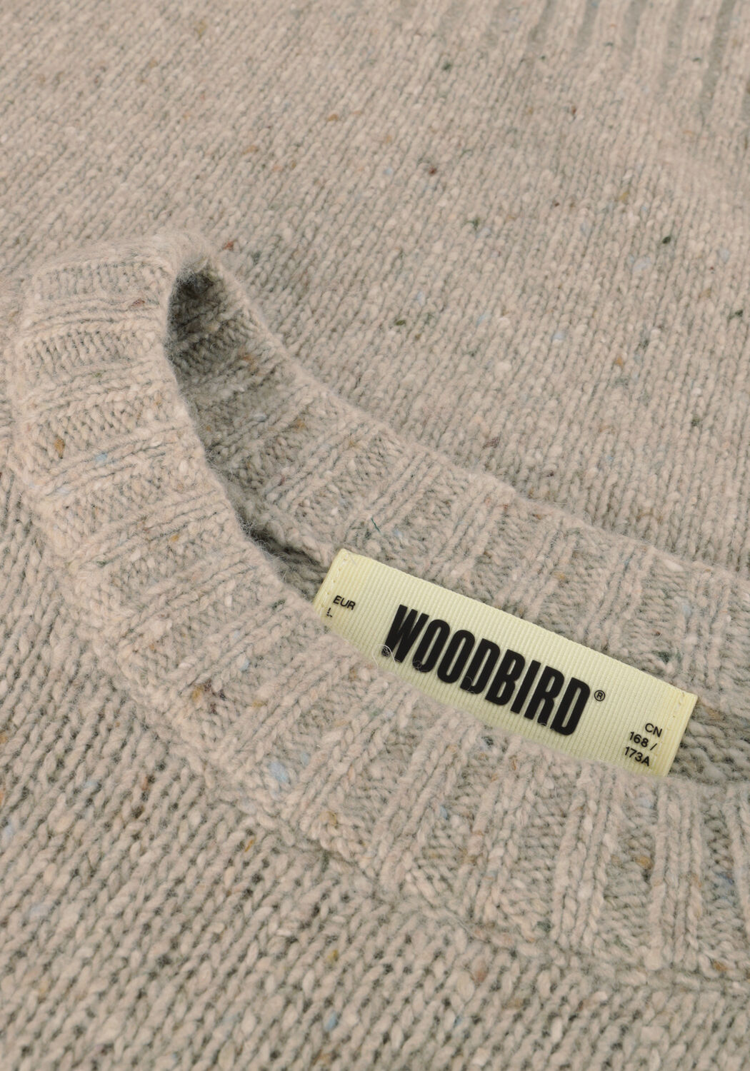 Sand WOODBIRD Pullover WBTAO RAGLAN KNIT - large