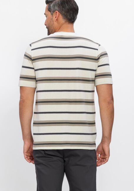 Mehrfarbige/Bunte CAST IRON T-shirt REGULAR FIT STRIPE WAFFLE - large