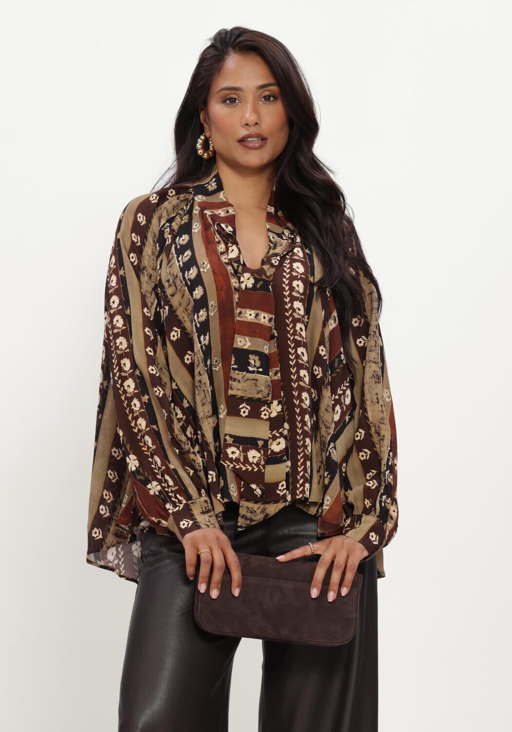 Mehrfarbige/Bunte CAROLINE BISS Blusen 4639 - large