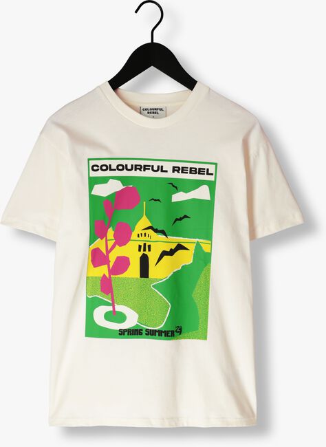 Weiße COLOURFUL REBEL T-shirt MOTEL SCENERY LOOSEFIT TEE - large