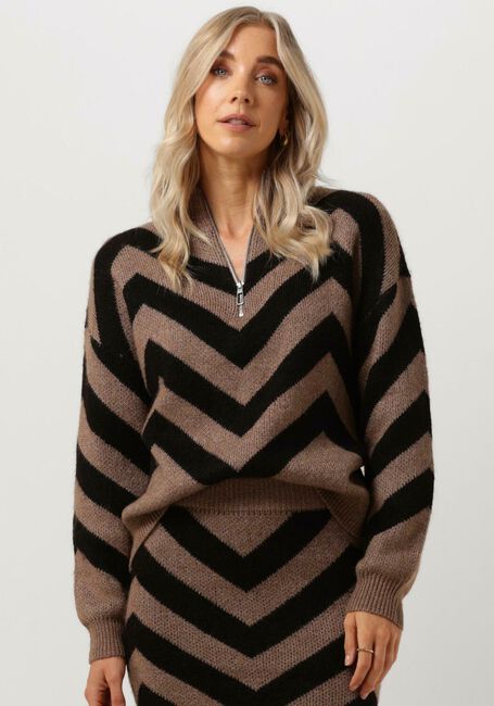 Braune Y.A.S. Rollkragenpullover YASKAVALLI LS KNIT PULLOVER - large