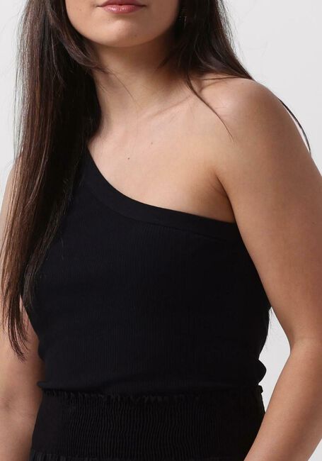 Schwarze PENN & INK Top SINGLET ONE SHOULDER - large