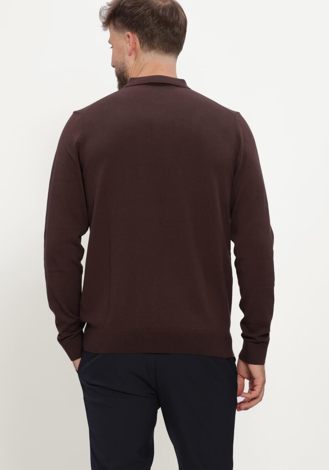 Braune SAINT STEVE Polo-Shirt BEREND-S - large