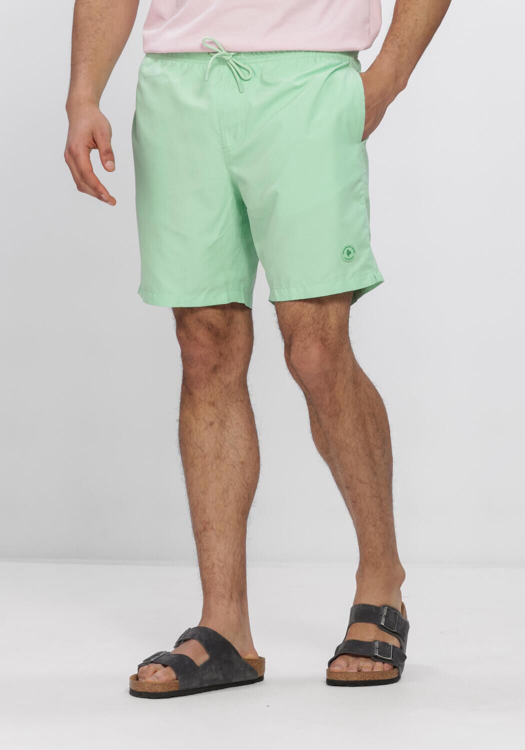 Gr&uuml;ne SHIWI Badehosen MEN MIKE SWIM SHORTS 7 INCH SOLID - large