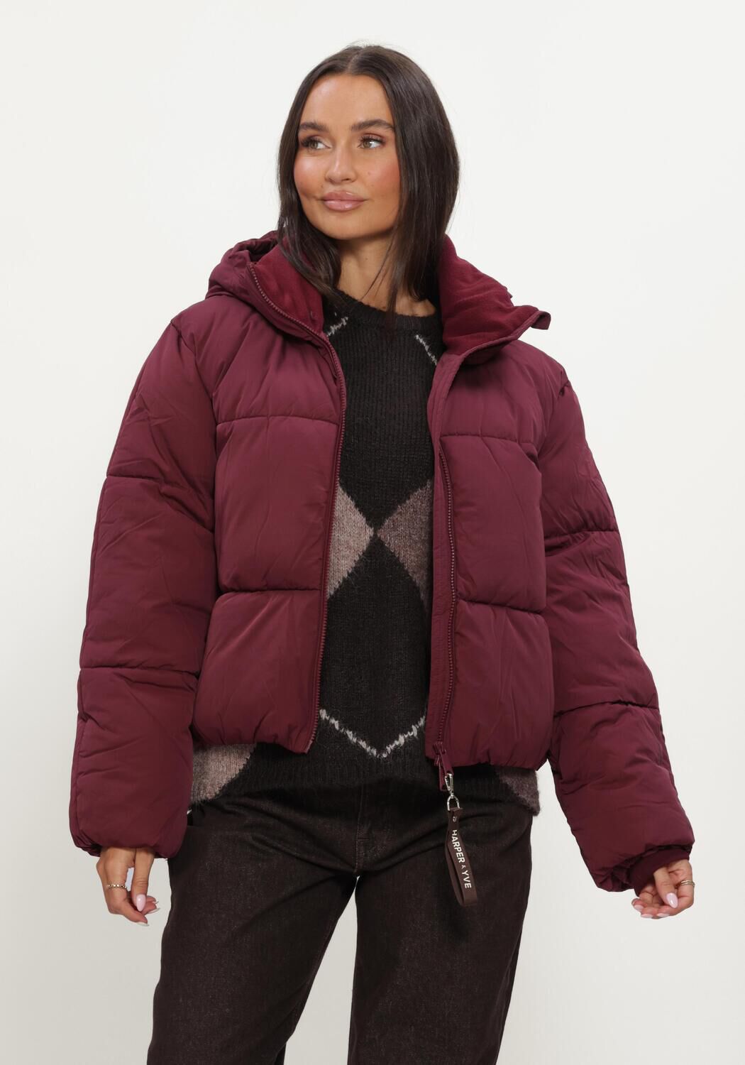 Bordeaux HARPER & YVE Wattierte Jack IBBY-JA - large