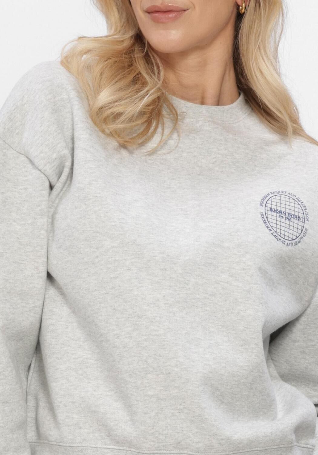 Hellgrau BJORN BORG Sweatshirt BORG BOYFRIEND SWEATSHIRT - large
