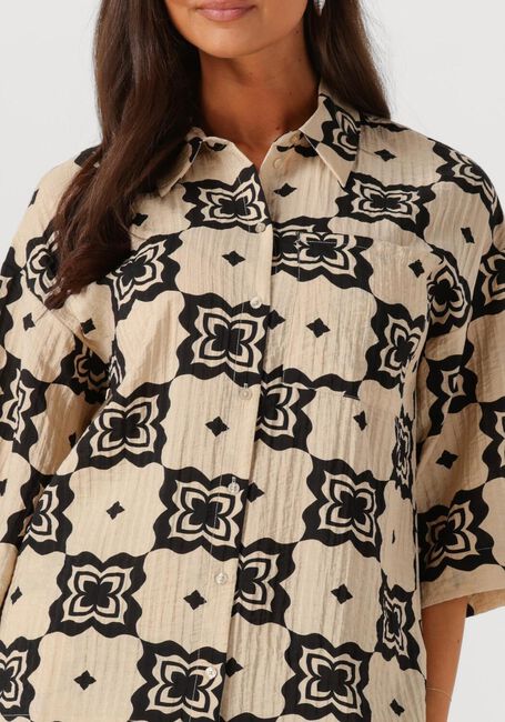 Beige OBJECT Blusen OBJELLA 3/4 SHIRT 138 - large