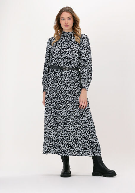 Graue CO'COUTURE Maxikleid CLEO ANIMAL FLOOR DRESS - large
