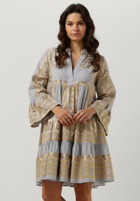 Hellblau GREEK ARCHAIC KORI Minikleid 230631 - large