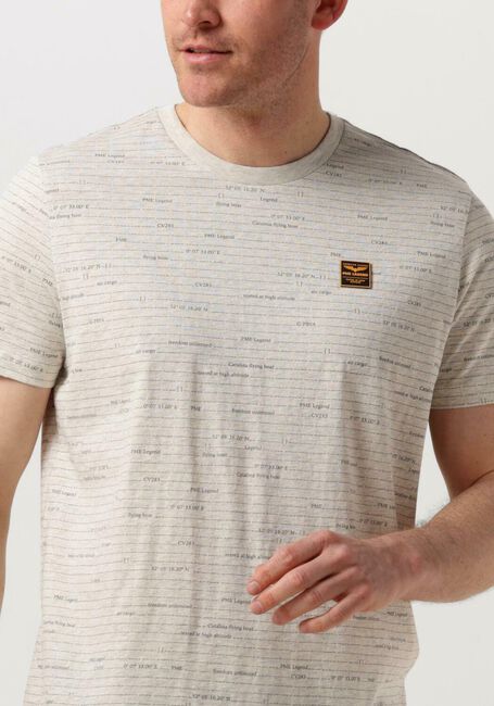 Hellgrau PME LEGEND T-shirt SHORT SLEEVE R-NECK SINGLE JERSEY MELANGE - large