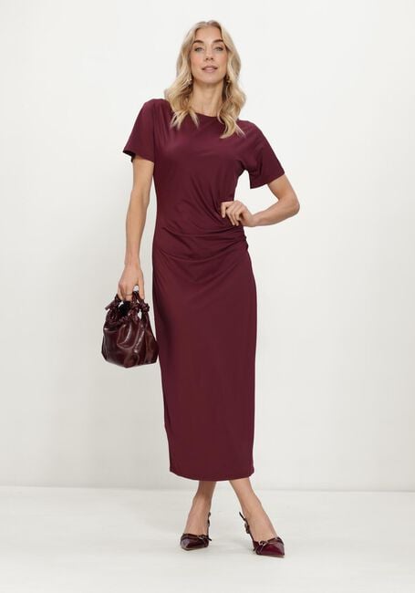 Bordeaux ROSEMUNDE Minikleid RWBRIDGET O-NECK LONG DRESS - large