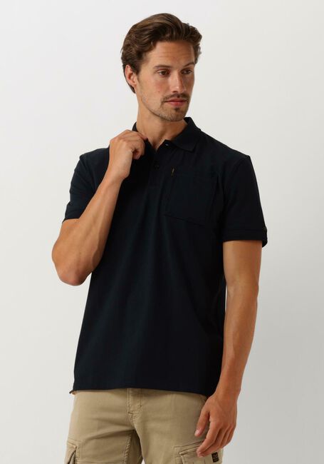 Blaue PME LEGEND Polo-Shirt SHORT SLEEVE POLO STRETCH JERSEY - large