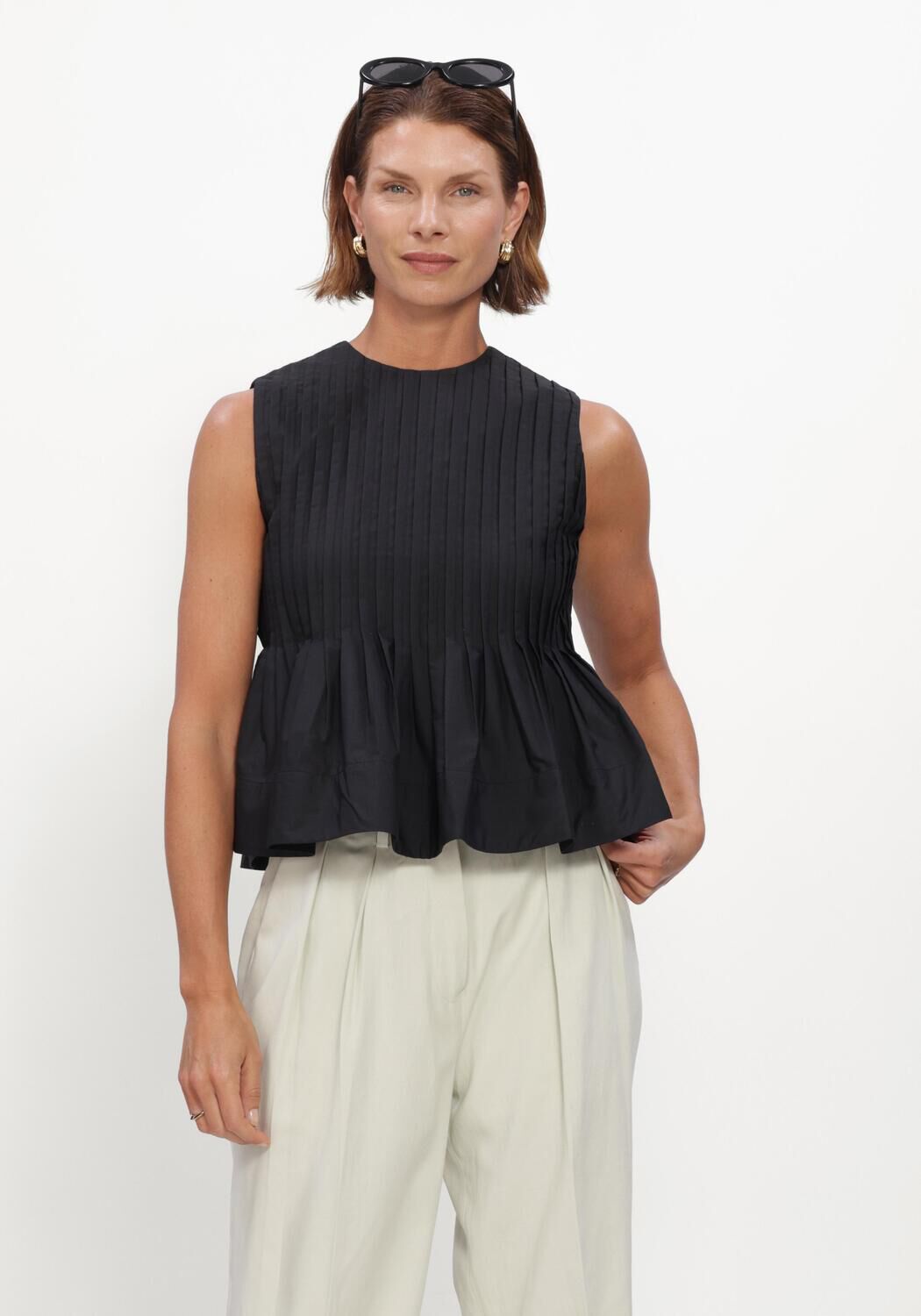 Schwarze COPENHAGEN MUSE Tops & T-shirts CMPLEAT-BLOUSE - large