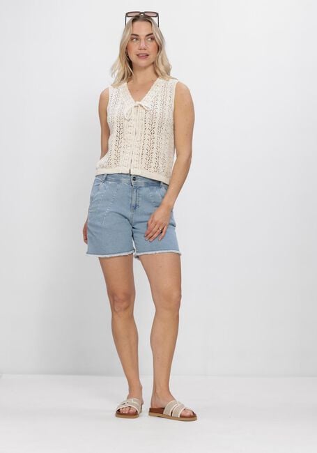 Beige OBJECT Pullover & Cardigans OBJJOLIN S/L RE KNIT TOP - large