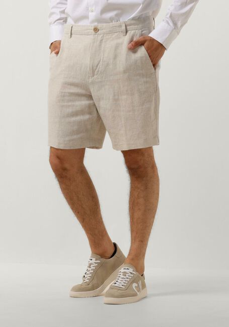 Beige SELECTED HOMME Kurze Hose SLHREGULAR-MADS LINEN SHORTS NOOS - large