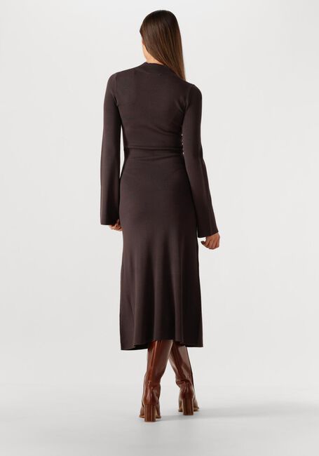 Braune VANESSA BRUNO Midikleid FABIANAR DRESS - large