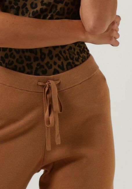 Camelfarbene PENN & INK Schlaghose TROUSERS JOG - large