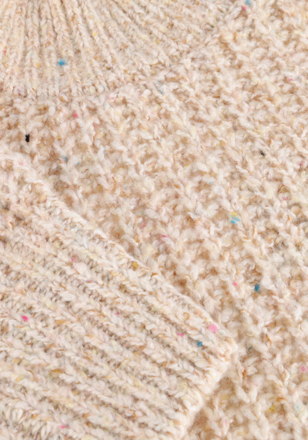 Beige ANOTHER LABEL Pullover DYLAN KNITTED PULL - large