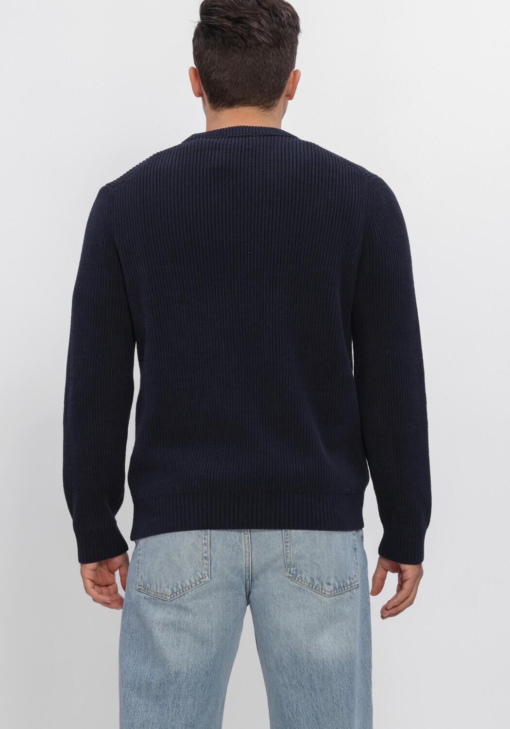 Dunkelblau DSTREZZED Pullover DS_LEVI CREWNECK - large