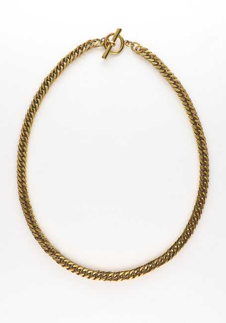 Goldfarbig NOTRE-V Kette KETTING GROVE SCHAKEL - large