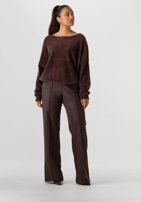 Braune NUKUS Pullover MATHILDE PULLOVER SOFT - large