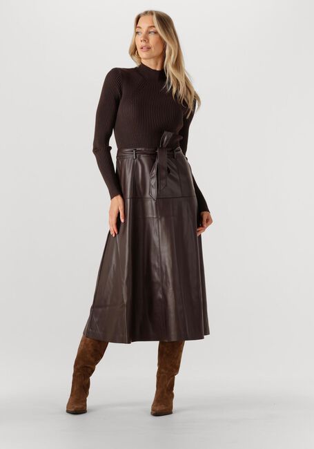 Braune TWINSET MILANO Midikleid 252TT3560 - large