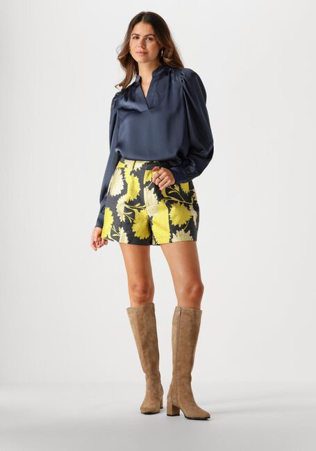 Dunkelblau NEO NOIR Blusen ROSSLYN HEAVY SATEEN BLOUSE - large