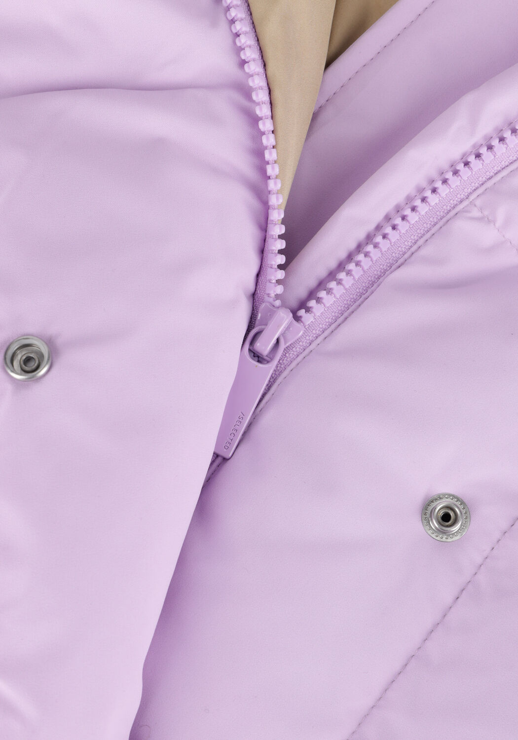 Lila SELECTED WOMEN Wattierte Jack NITA DOWN COAT B - large