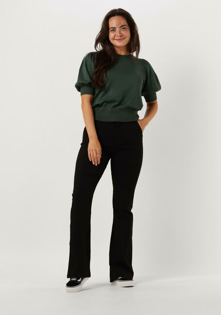 Schwarze MINUS Schlaghose CARMA FLARED PANTS - large